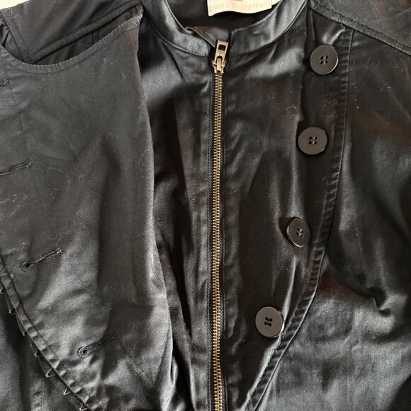 Rare Stella McCartney x Adidas Structured Peplum Jacket Black Size M - Picture 4 of 11